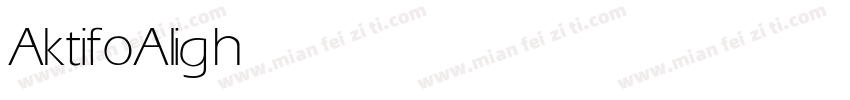 AktifoA light字体转换
